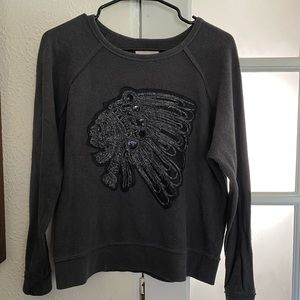 Denim & Supply beaded sweatshirt